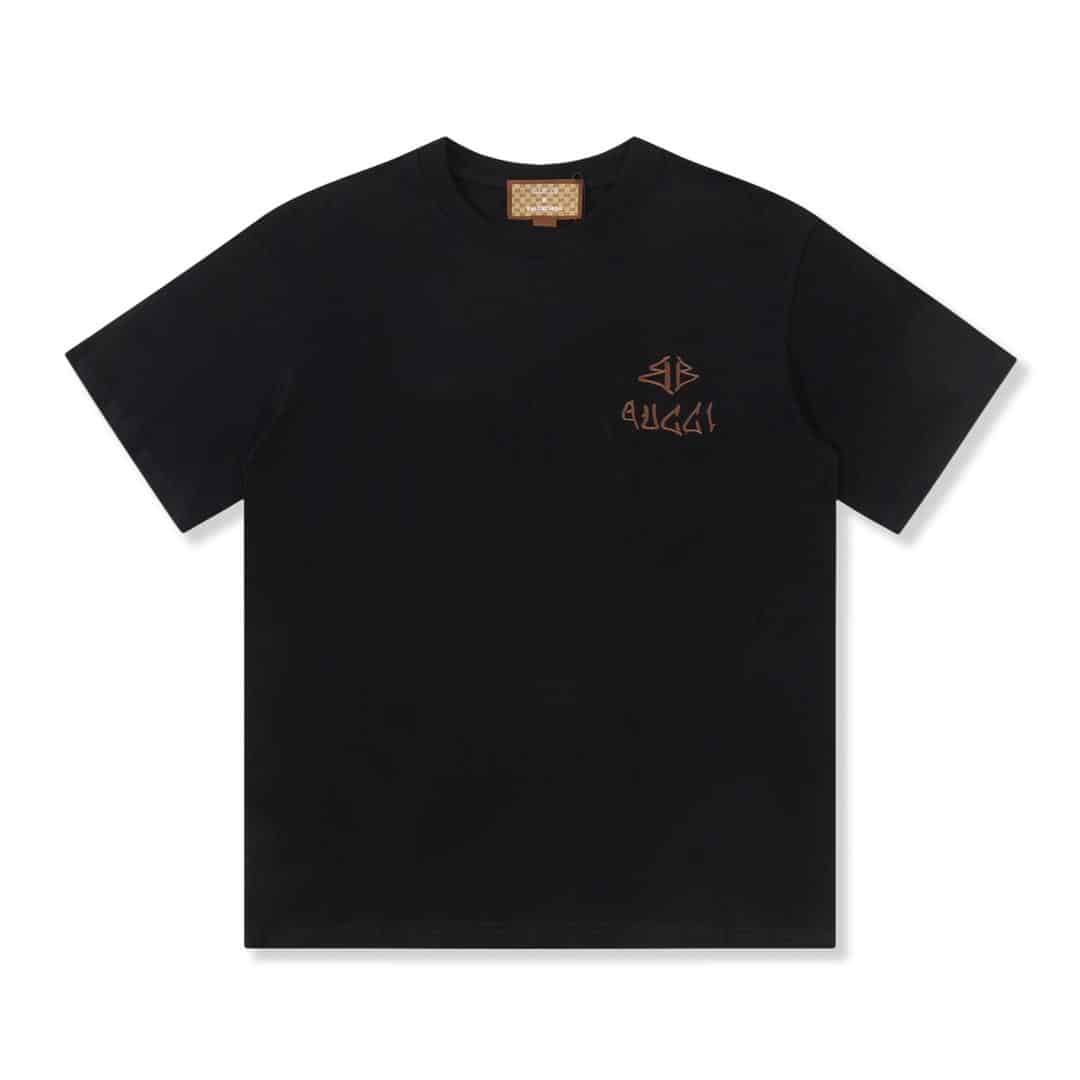 長褲, 襯衫, 衛褲, 短褲, 短袖, T恤 - FG Balenciaga 巴黎世家 x GUCCI 古馳 聯名刺繡印花短袖 原版操作定織定染260 克雙紗