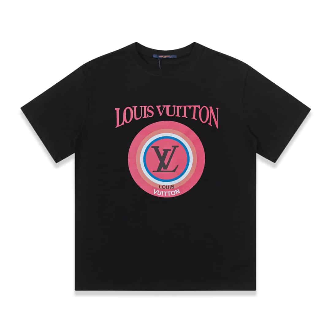 長褲, 襯衫, 衛褲, 短褲, 短袖, T恤 - FG LouisVuitton 路易威登 23ss logo印花T恤短袖 高品質 超級標志性品牌logo印
