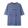 長褲, 襯衫, 衛褲, 短褲, 短袖, T恤 - 2565# Balenciga 巴黎世家2023SS 泥染做舊金屬梵文短袖T恤 採用復雜特殊做髒做舊工
