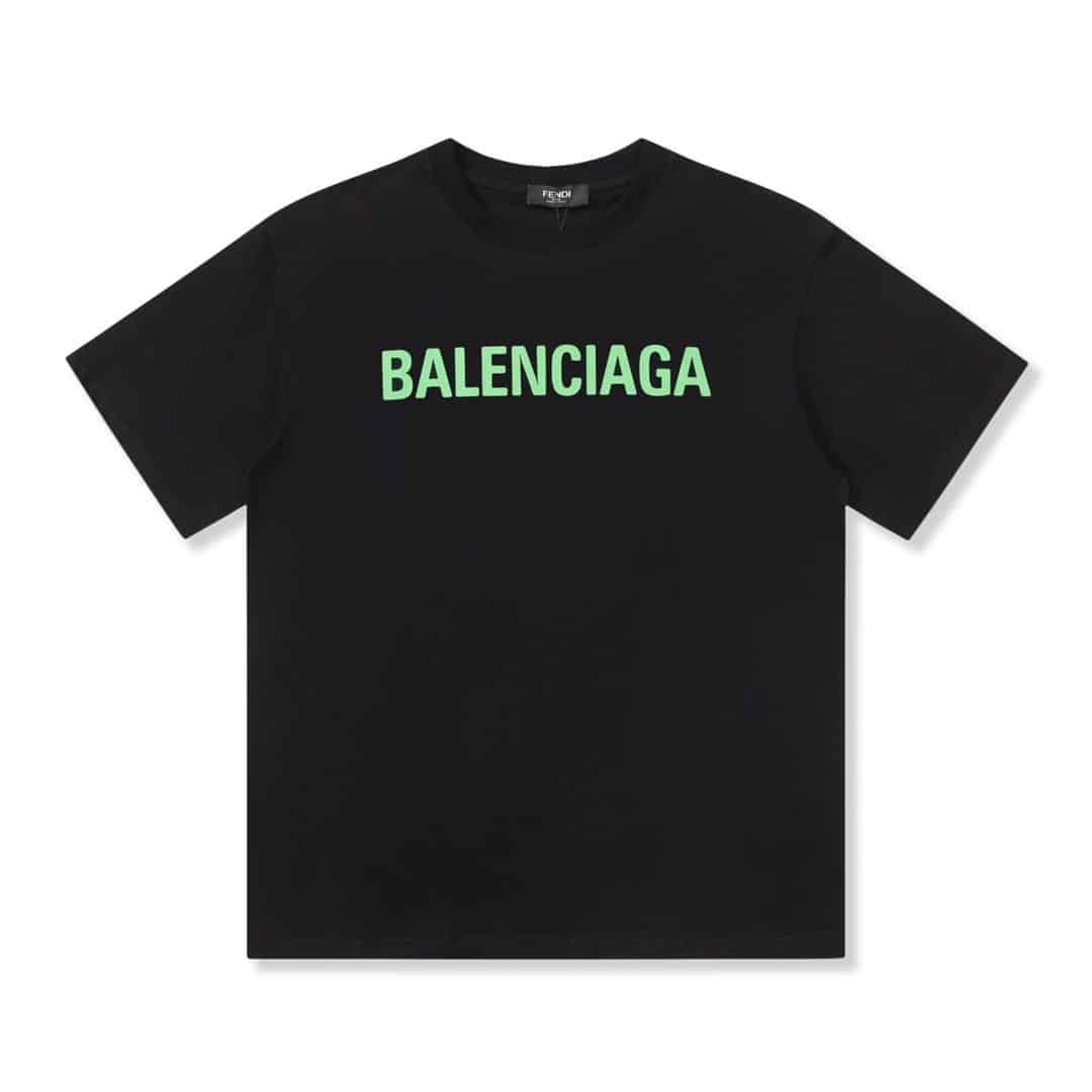 長褲, 長袖, 襯衫, 衛褲, 衛衣, 羽絨服, 短褲, 短袖, 夾克, T恤 - FG Balenciaga 巴黎世家 23ss春夏新款雙b標識短袖t恤 面料採用巴黎z定織定染全棉雙紗緊密