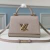 M45671, LOUIS VUITTON Trunk - LOUIS VUITTON Trunk 承襲品牌硬箱設計拉鍊開合經典老花塗層帆布拼牛皮革飾邊 盒子包單肩斜挎錢包 中包 男款 黑色 M45671