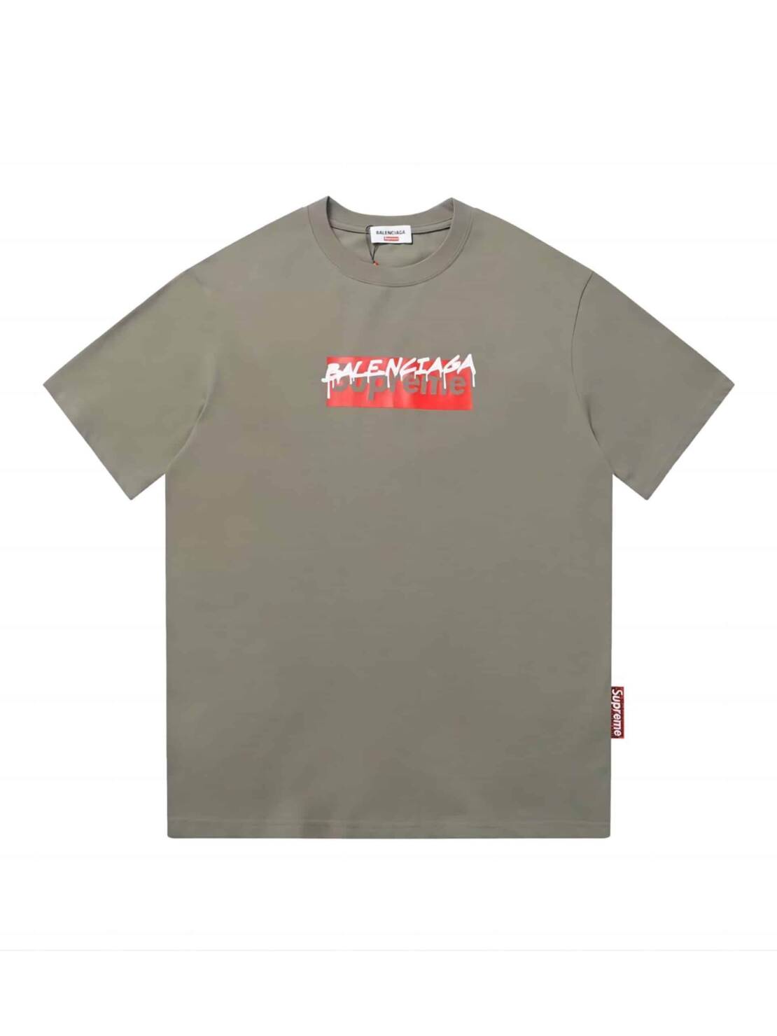 長袖, 襯衫, 短褲, 短袖, 夾克, T恤 - FG BALENCIAGA ✘ Sureme 23Ss聯名印花T恤短袖 2023 全新的 BALENC