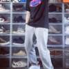 短袖, T恤 - C3 S023 Sureme 22SS Handstyle Tee 線條草寫logo印花短袖T恤 顏色黑