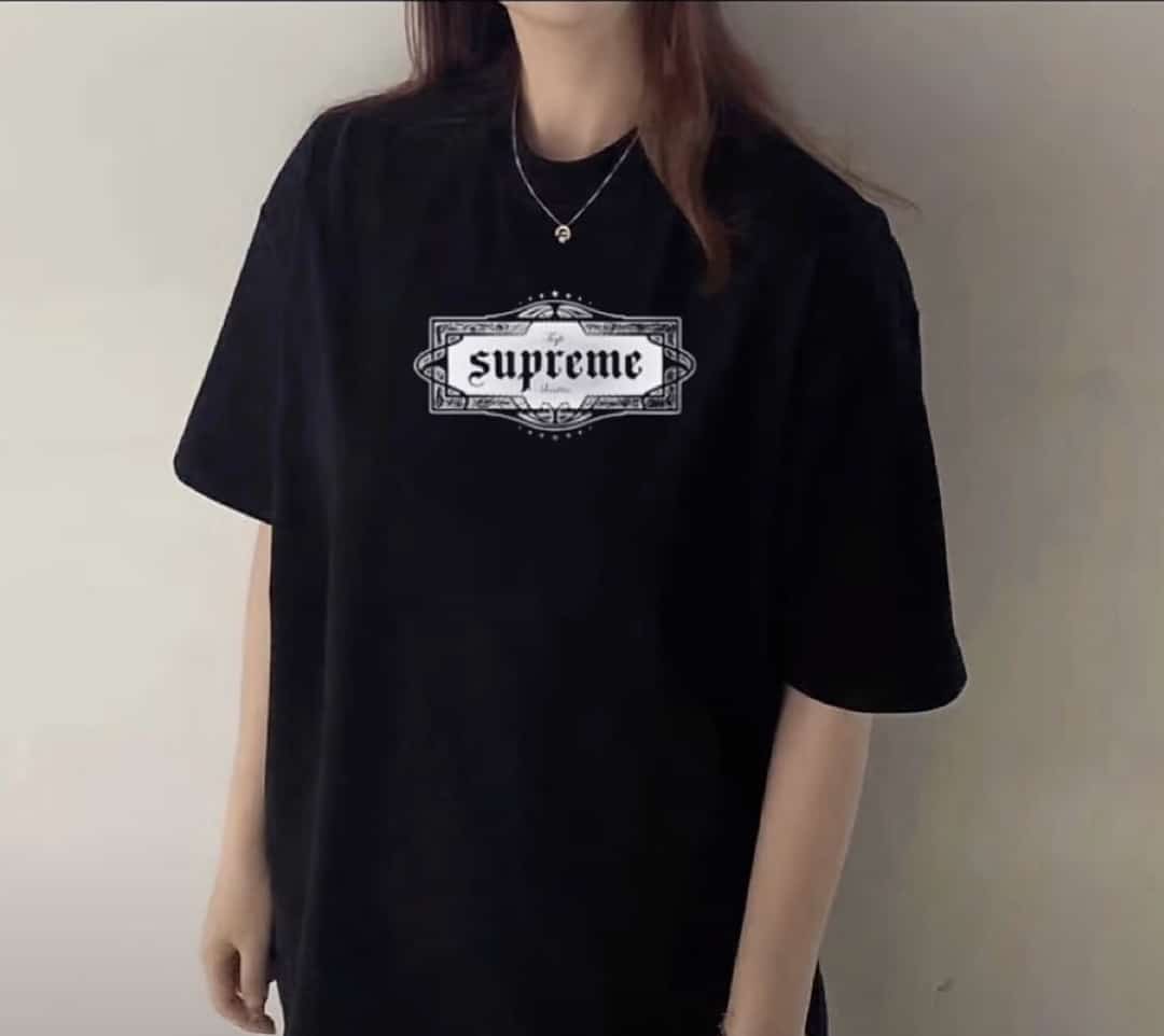 短袖, T恤 - C3 S016 Sureme 22SS To Shotta Tee 大LOGO 印花 短袖 顏色黑色