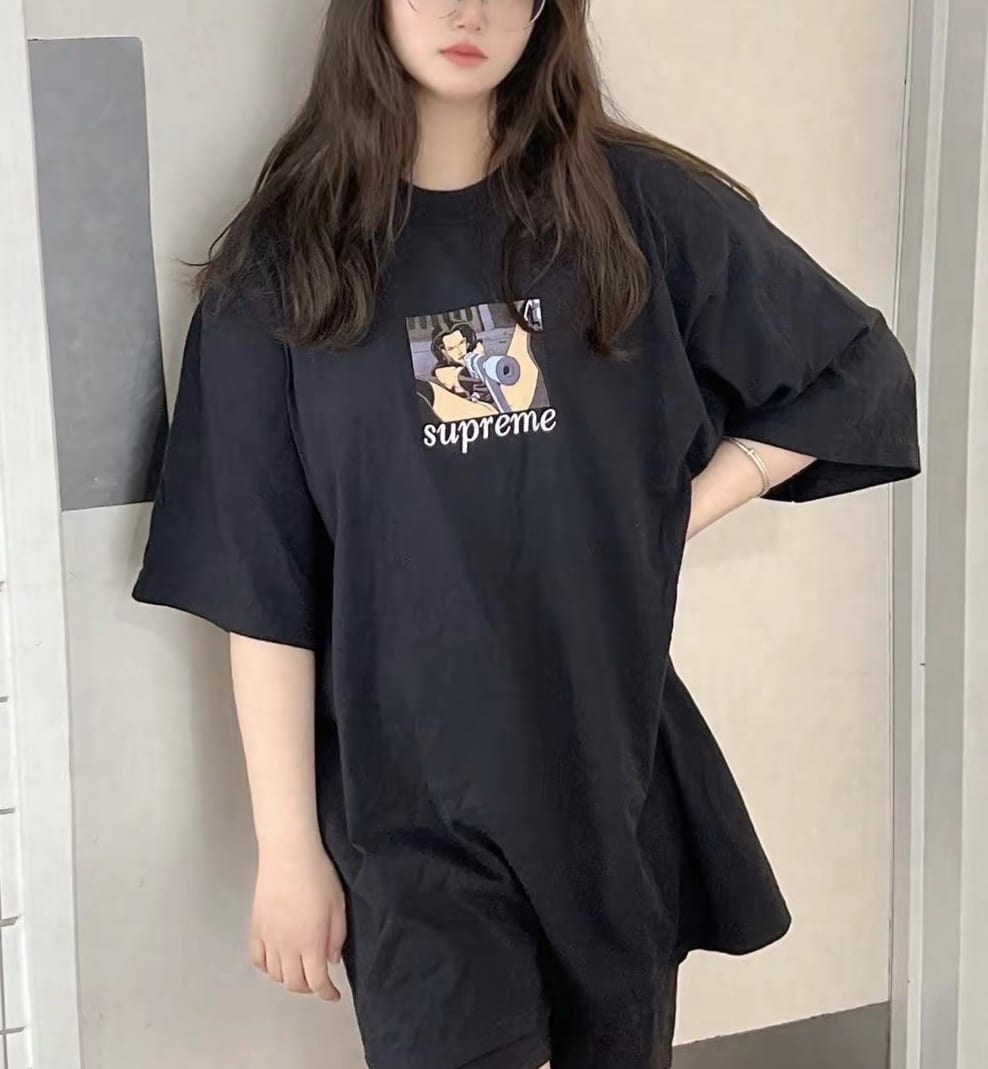 短袖, T恤 - C3 S011 Sureme 22SS Aeon Flux Gun Tee 魔力女戰士 動漫 短袖T恤 顏