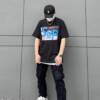 短袖, T恤 - C3 S050 Sureme 23SS EYEWEAR TEE 眼鏡廣告 美女照片 圓領短袖T恤 顏色黑