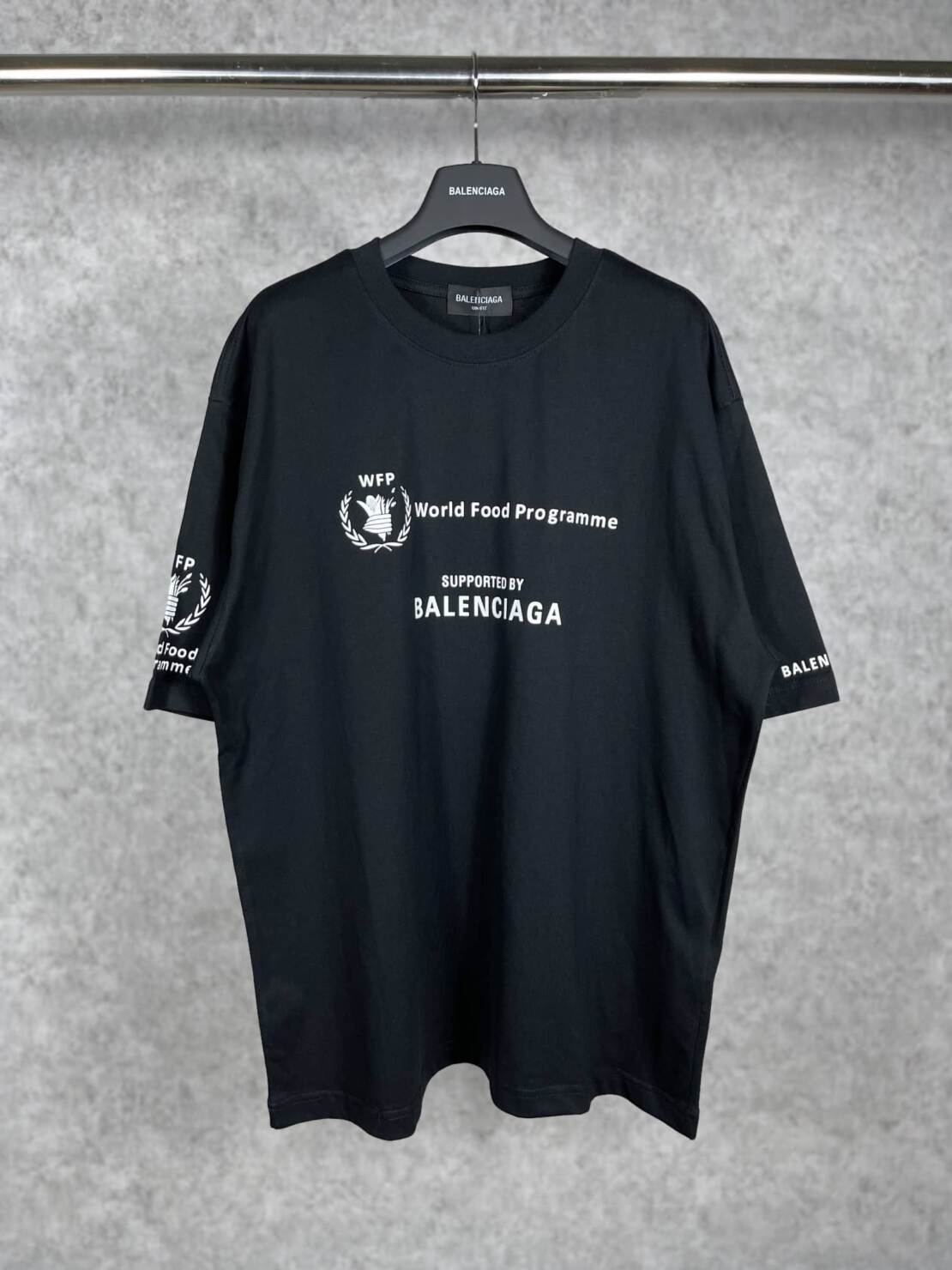 短袖, T恤 - XT3030 實拍圖 BALENCIAGA 巴黎世家WF世界糧食署慈善限定款