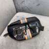 Burberry - Burberry 博柏利 Peggy佩格水桶包 徽标印花圖案棉質帆布 手提包單肩包斜挎包小號 女款自然色棕褐色