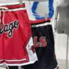 短褲 - MY ＃K05 Mitchell &Ness x Just Don聯名費城76人隊復古高街刺繡球褲 籃球短褲