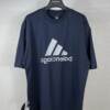 短袖, T恤 - XT3108細節圖BALENCI*GA 巴黎聯名Adidas前面經典LOGO組合 雙面