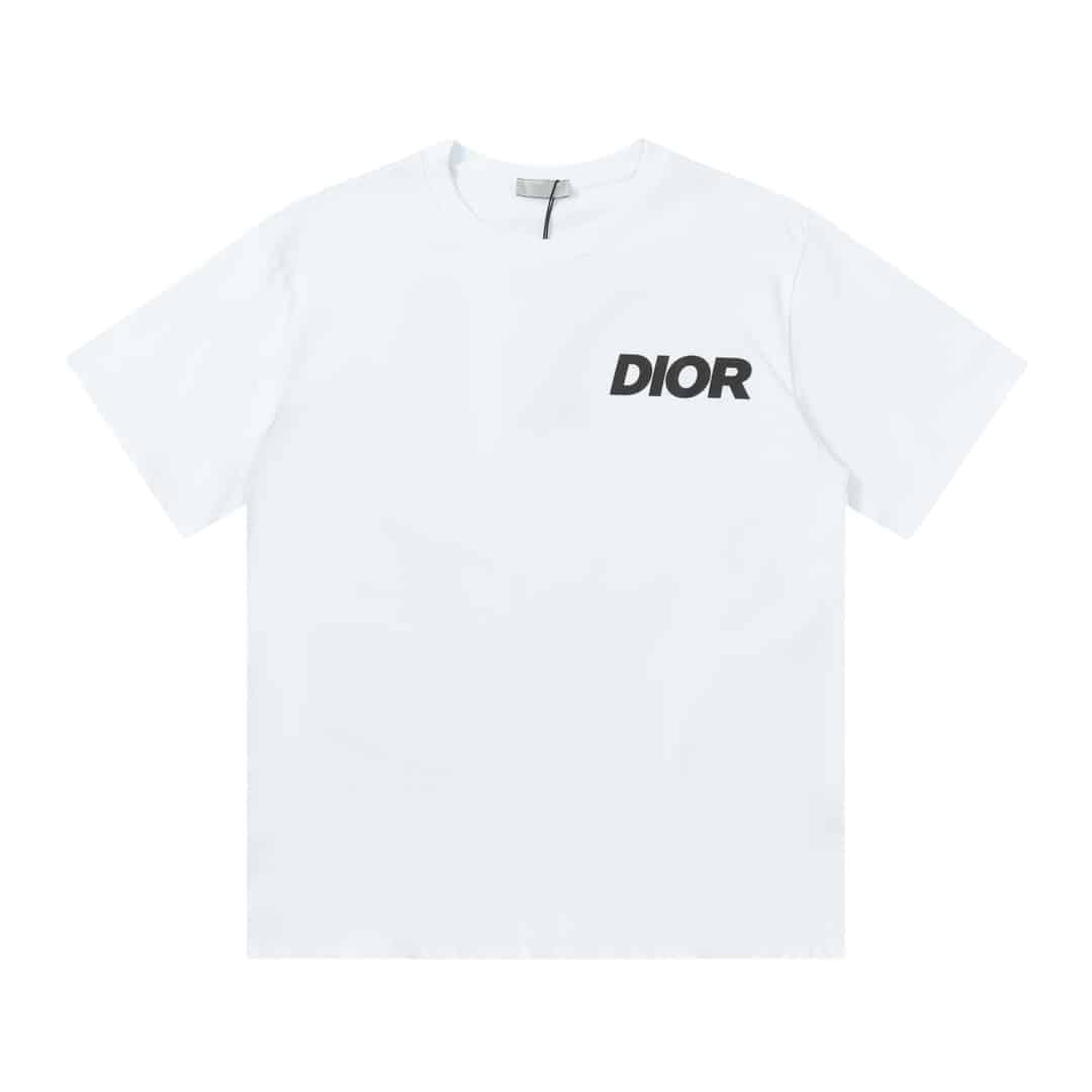 短袖, T恤 - FG Dior 迪奧23ss手繪字母圓領短袖T恤 經典元素融合打造 經典短袖3標齊全 無論是上身舒適度還是都