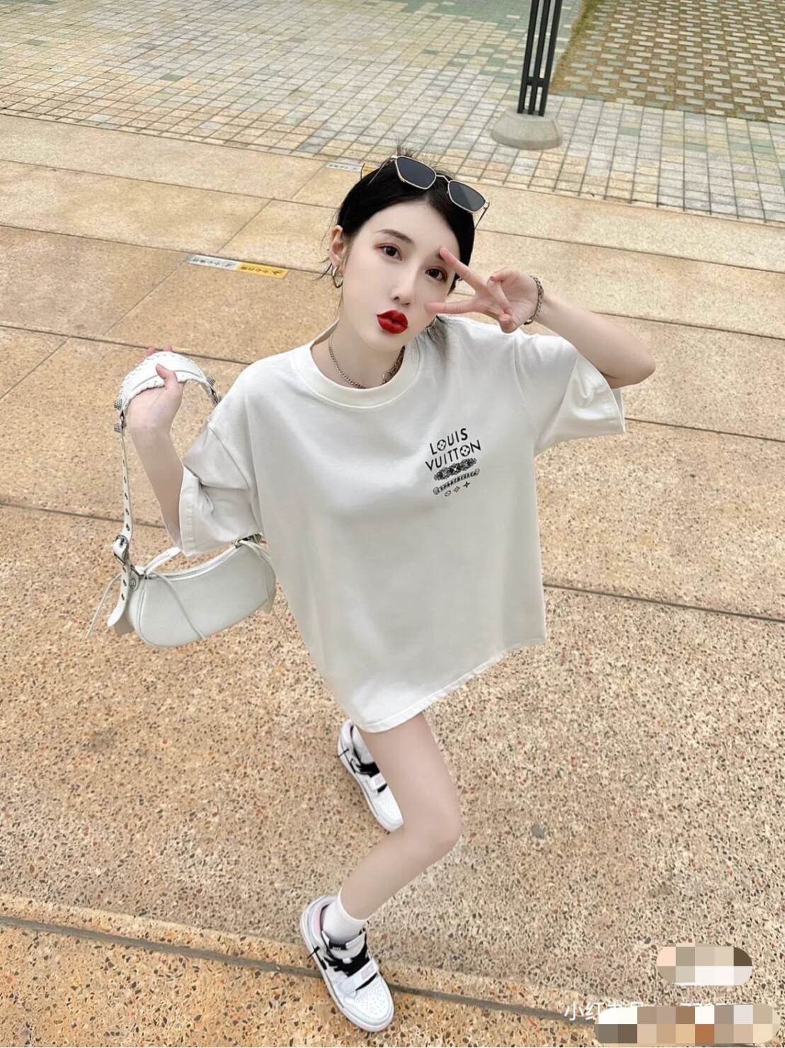 短褲, 短袖, T恤 - FG 上身效果 Louis vuitton✖️chrome hearts 驢家聯名克羅心秀場限定23ss標語