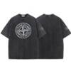 短袖, T恤 - HC249 碼數: M L xl XXL STONE ISLAND石頭島水洗短袖22FW登島行動 #面料採用