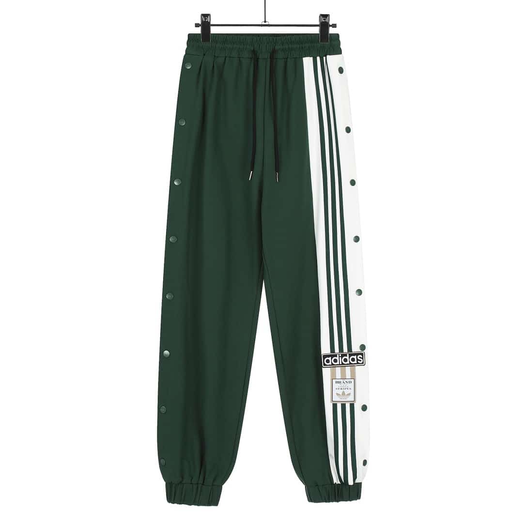 長褲, 衛褲 - XH H11 阿迪達斯 adidas 三葉草經典三條紋側開排扣運動束腳長褲 高版本 網紅小紅書博主強推爆款