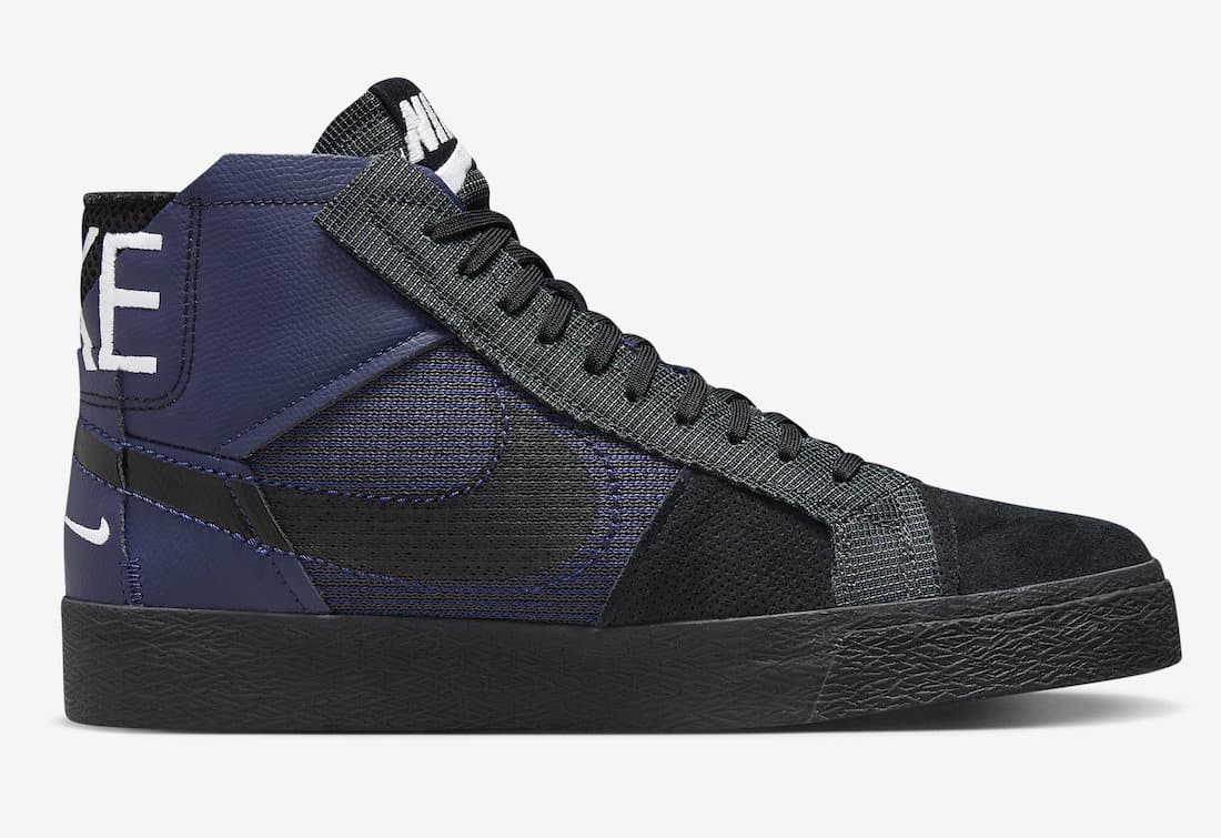 Nike SB Blazer Mid Premium, FD5113-400 - NIKE SB BLAZER MID PREMIUM 藍黑配色震撼上市