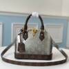 LOUIS VUITTON GAME ON COEUR, LOUIS VUITTON - LOUIS VUITTON GAME ON COEUR老花印花 帆布拼牛皮飾邊 單肩斜挎包 女款 棕色