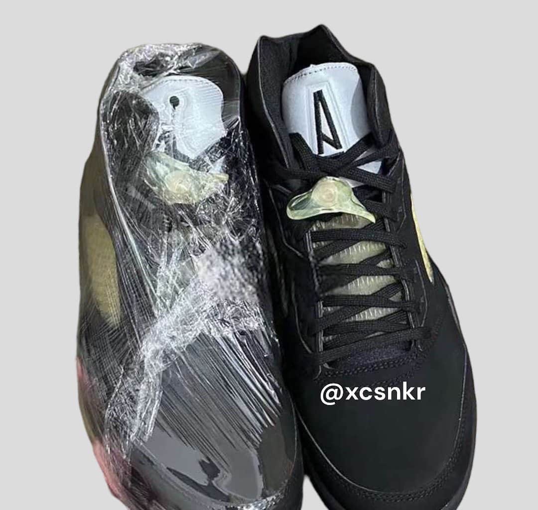FD1330-001, A Ma Maniére x Air Jordan 5 “Black” - 首次亮相：A Ma Manière x Air Jordan 5 “Black”