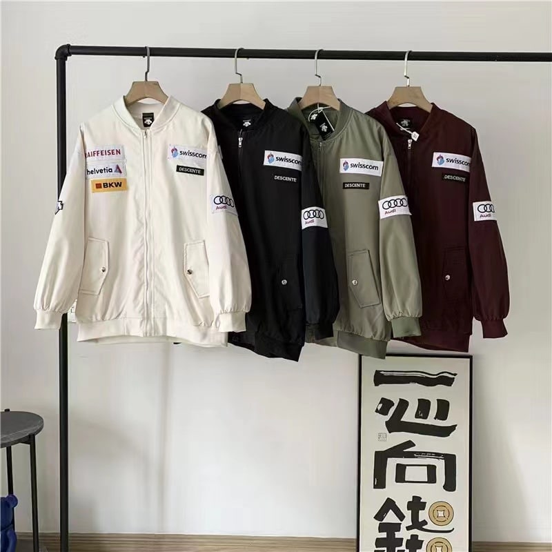 短褲, 棒球服, 夾克 - WY6022# 跑量款 DESCENTE 迪桑特 國家隊 聯名系列機能戶外男女夾克風衣棒球服外套 👉簡單介紹