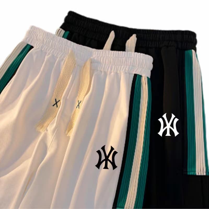 短褲, 棒球服, 夾克 - WY6021# 2023新款NY印花MLB排扣短褲 寬松運動版型 經典爆款 休閒百搭 潮流運動兩不誤。說到質