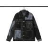 短褲, 棒球服, 夾克, LOUIS VUITTON, Burberry - WY6012# BALENCIAGA 巴黎世家 燙鑽大標 22ss 高品質 重工 牛仔衣外套 ✓後幅定製鑽
