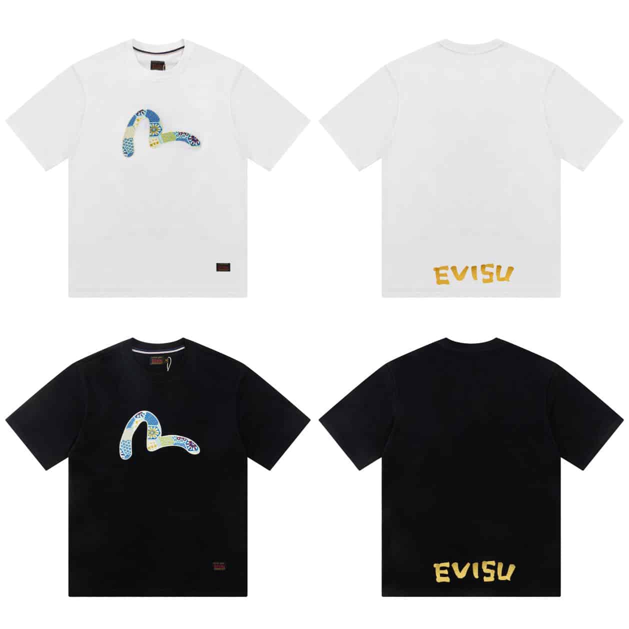 短袖, T恤 - XYFS99, 福神海歐刺繡短袖 高品質 區別通貨 最新的塔塔米刺繡工藝 肉眼可見的立體感 非普通刺繡 領口