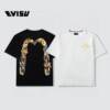 衛衣, 短袖, T恤 - XYFS64,最高品質 EVISU 福神最新佛頭Logo印花圓領短袖T恤 EV一直兼具巧思妙想與潮流觸覺的E
