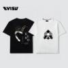 衛衣, 短袖, T恤 - XYFS63,最高品質 EVISU 福神最新佛頭字母Logo印花圓領短袖T恤 EV一直兼具巧思妙想與潮流觸覺
