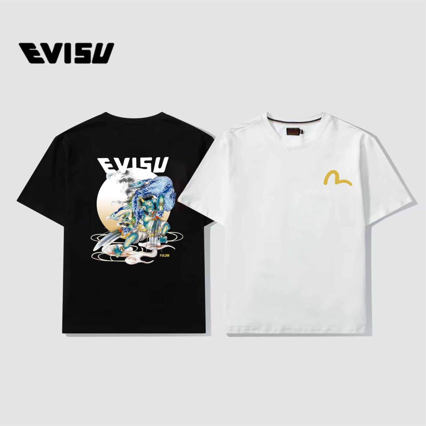 衛衣, 短袖, T恤 - XY:FS71, 毫無保留地展現東方美學這件T恤印有板霧錦鯉圖案大M 呈現正宗日式板霧刺青風格。T恤剪裁合