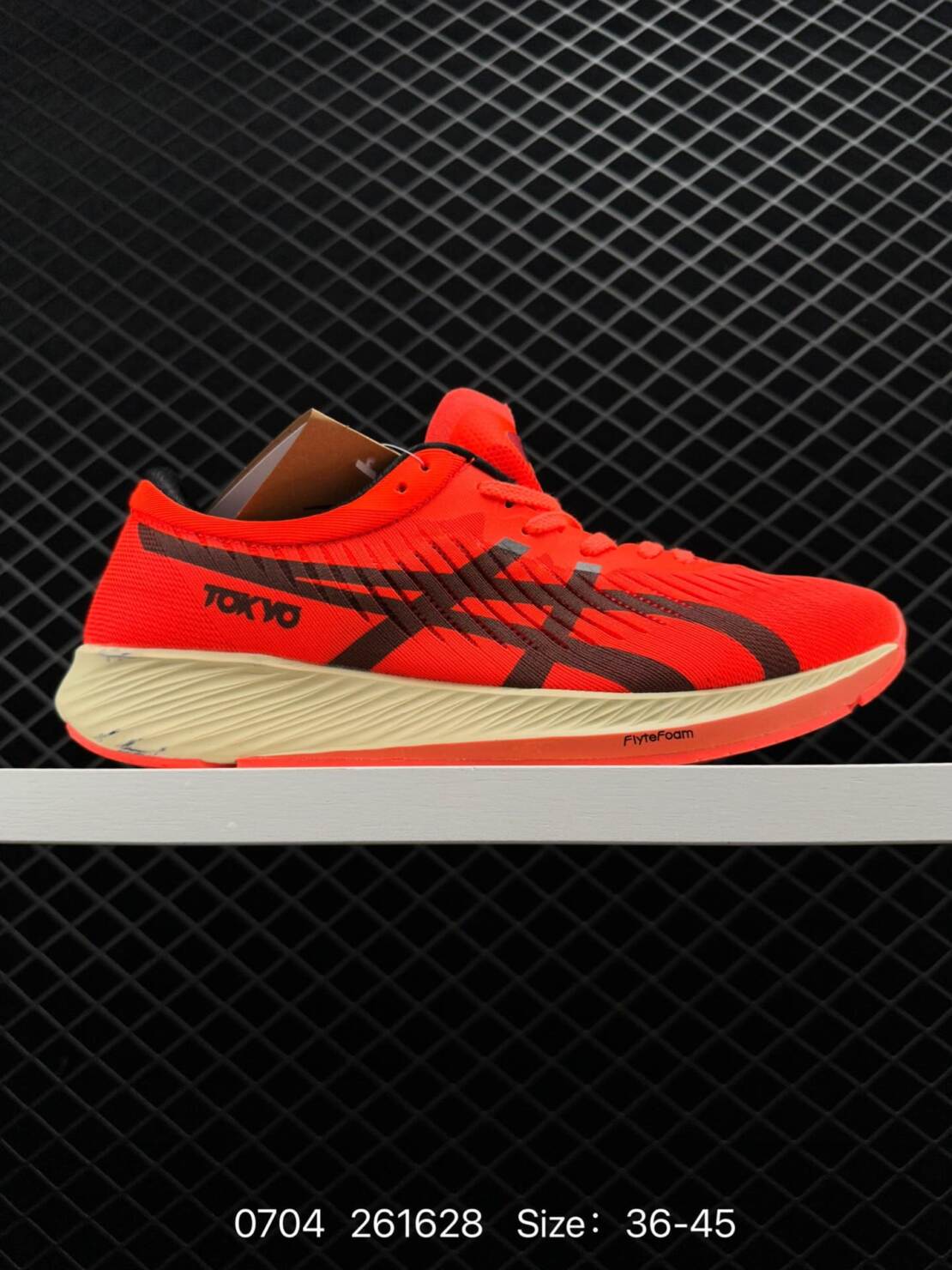 Asics Metaracer tokyo, asics - 亞瑟士 Asics Metaracer tokyo 奧運會 專業 防滑耐磨 低幫跑步鞋 男款 橙紅 1011A676-100
