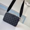 LOUIS VUITTON NICE NANO, LOUIS VUITTON - LOUIS VUITTON NICE NANO 經典老花拉鍊開合塗層帆布拼牛皮革飾邊 收納包化妝手提包 小號 女款 棕色