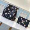 LOUIS VUITTON District, LOUIS VUITTON - LOUIS VUITTON District 磁扣開合 帆布 郵差包斜挎單肩包小號 女款 灰色棋盤格