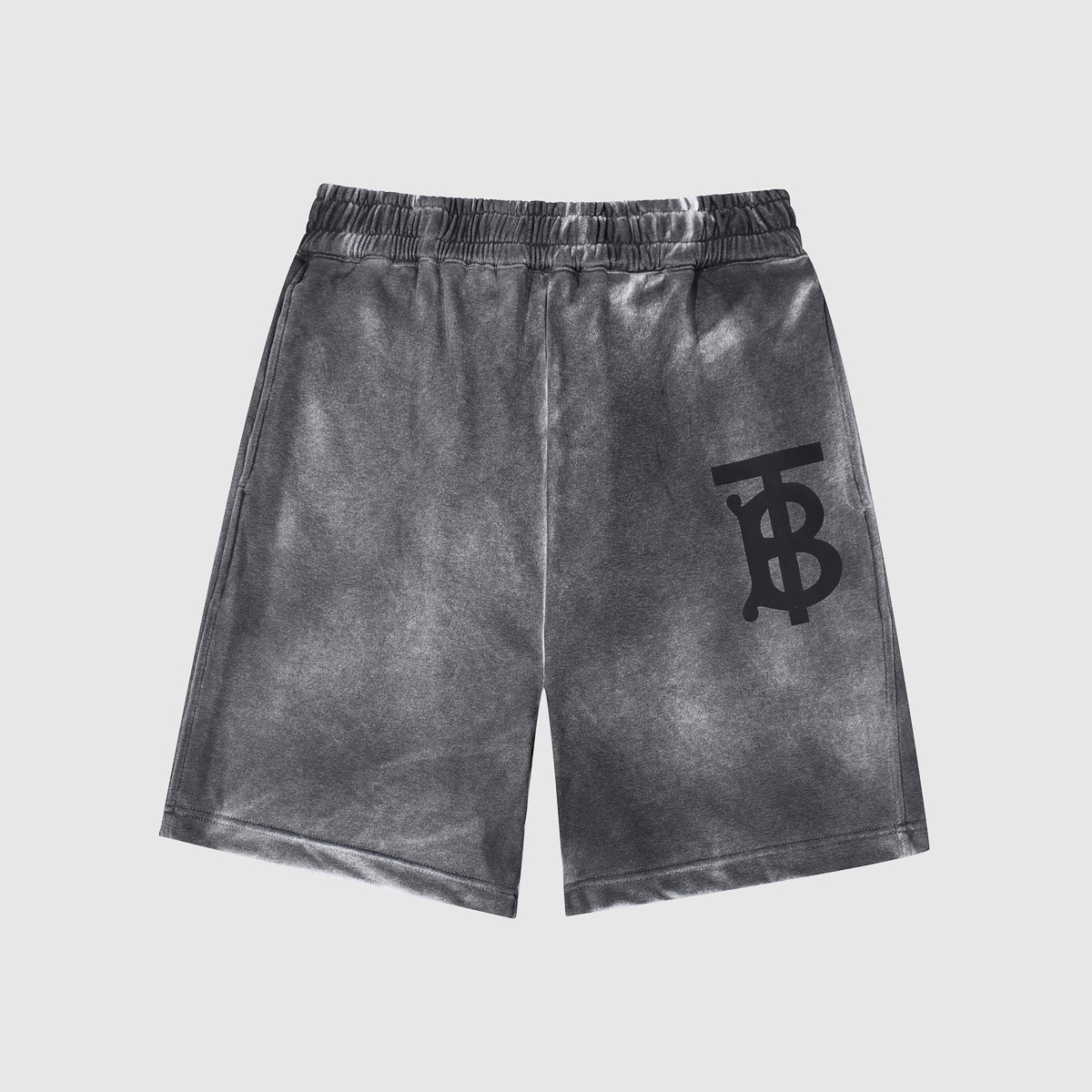 長褲, 衛褲, 衛衣, 短褲, Burberry - 8220# 最高版本 BURBERRY 水洗B徽標短褲 100%棉 320克 毛巾底衛衣面料 百