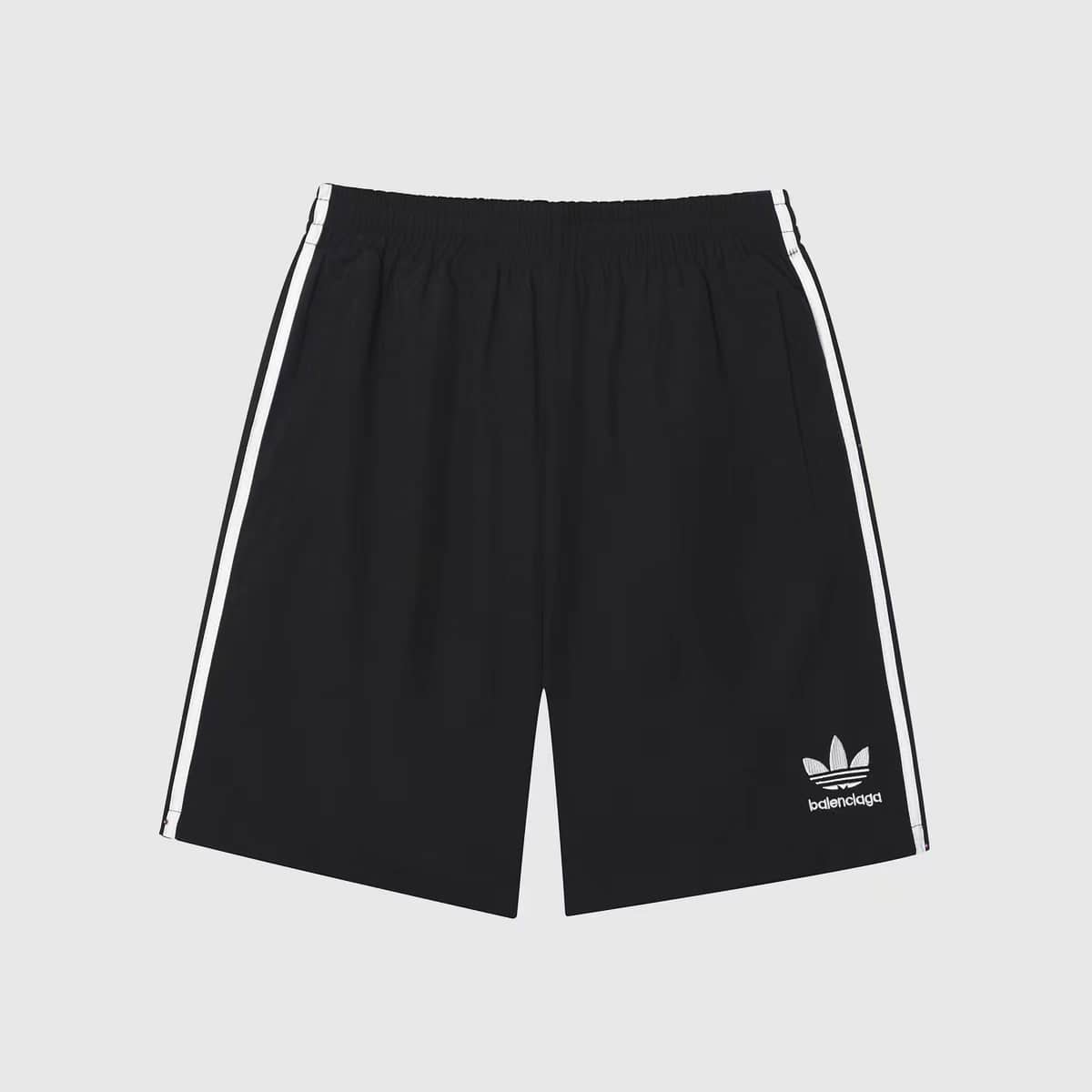長褲, 衛褲, 衛衣, 短褲, Burberry - 8182# Balenciaga X Adidas 最高版本 重磅聯名刺繡運動短褲。 全錦耐磨