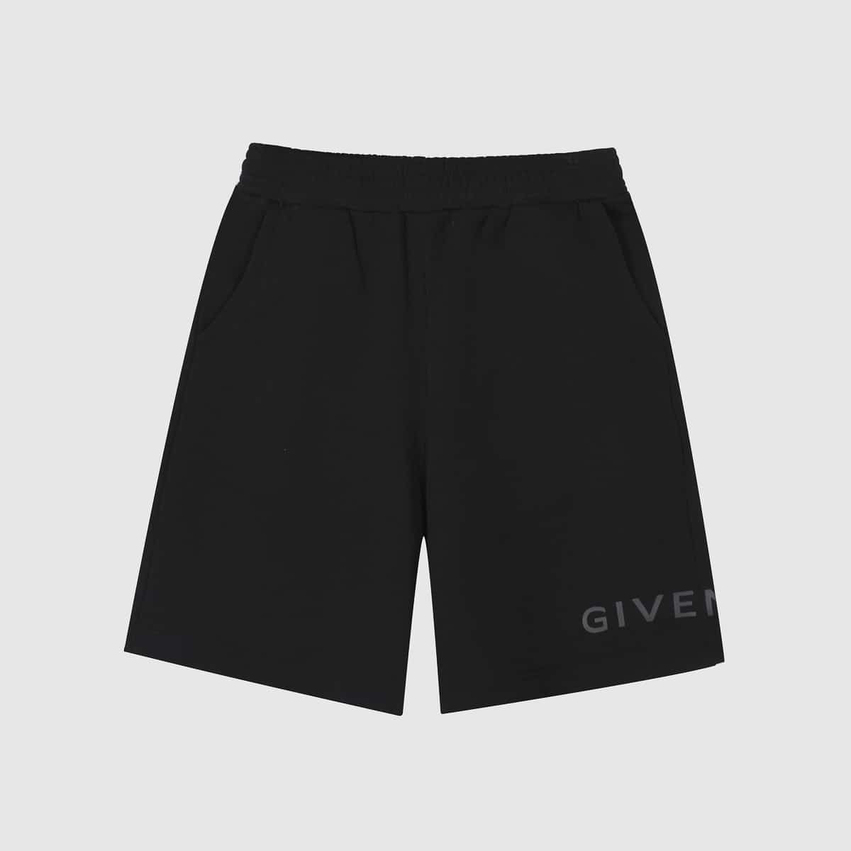 長褲, 衛褲, 衛衣, 短褲, Burberry - 8188# 最高版本 GIVENCHY 反光LOGO百慕短褲 100%棉 360克 毛巾底衛衣面