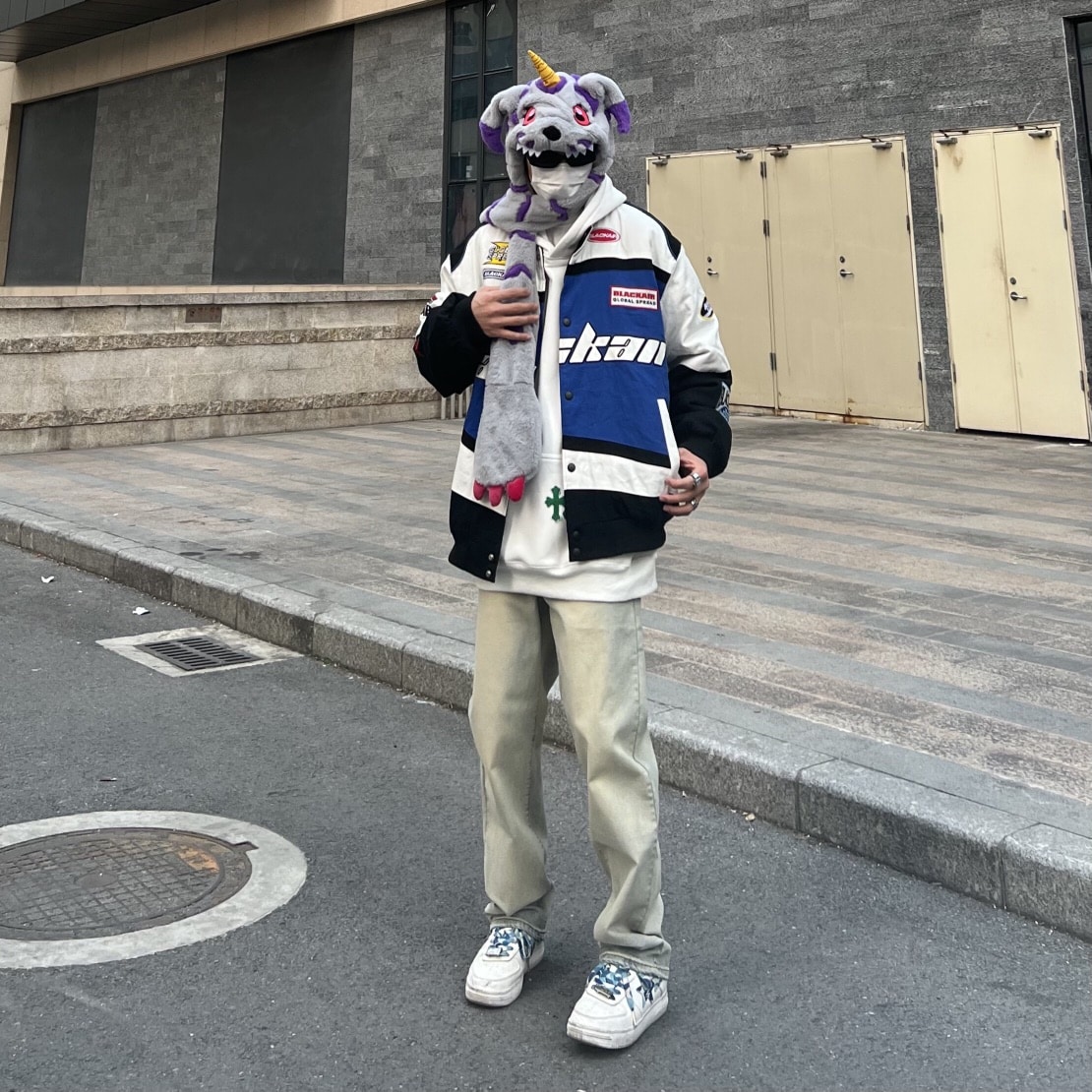 長褲, 衛褲, 衛衣, 短褲, 短袖, 夾克, T恤, Burberry - 價格下調款號FZ043🪁新款 FOG高街vibe風黃泥染布水洗做舊直筒牛仔褲 1⃣️高品質水洗牛仔面料 2⃣