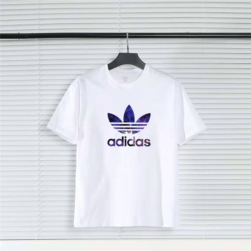 短袖, T恤 - 3# 阿迪達斯 Adidas精梳純棉基礎款星空三葉草T恤短袖 男女同款 純棉面料 手感柔軟 上身舒