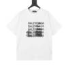 短袖, T恤 - FG Balenciaga 巴黎世家23Ss手繪T恤短袖 高品質高版本 超級標志性品牌logo印花圖案 原