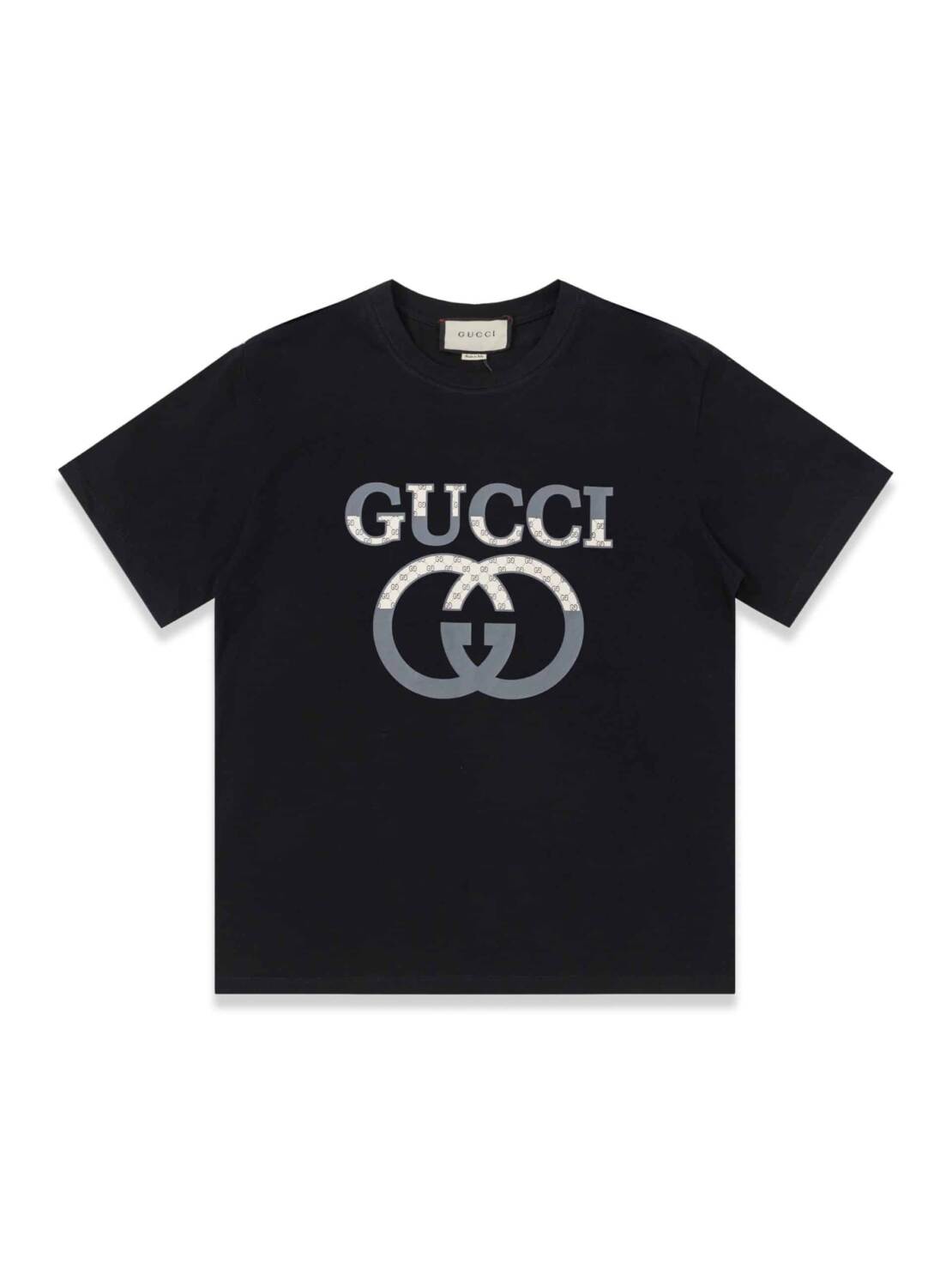 短袖, T恤, GUCCI - FG GUCCI 古馳 23SS雙g互扣老花logo經典情侶款T恤短袖 g家超級經典的一款百搭t恤 快手in