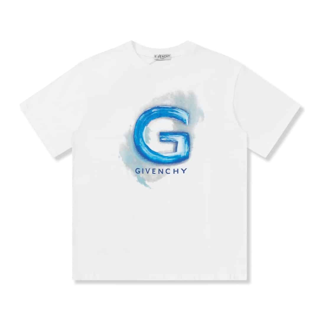 短袖, T恤, GUCCI - FG givenchy 紀梵希 23ss 數碼直噴頂級元素融合 logo圖案短袖t恤 面料舒適透氣 潮范大氣