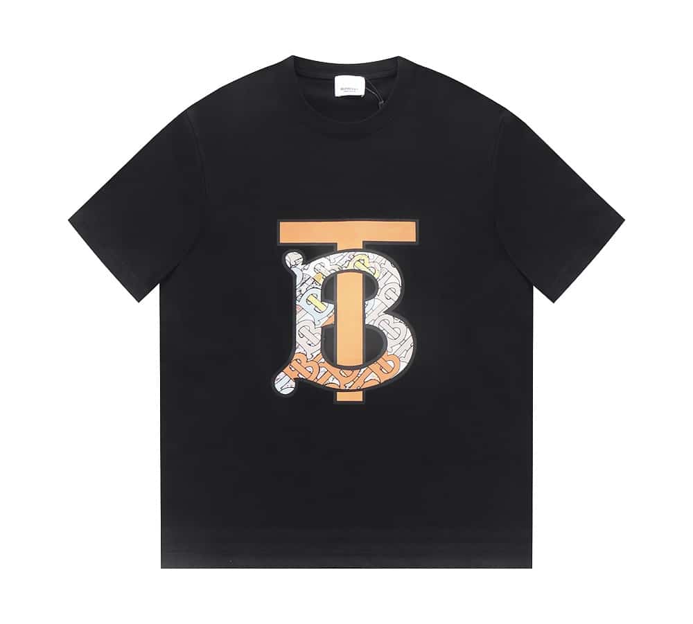 短袖, T恤, GUCCI, Burberry - FG Burberry 巴寶莉 23SS字母標志印花T恤短袖 高品質高版本 超級標志性品牌logo印花圖案
