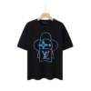 短袖, T恤, GUCCI - 29086# LV 兔年限定秀場限定23ss新款潮流ins老花兔子字母印花 定製260 雙股32支雙紗