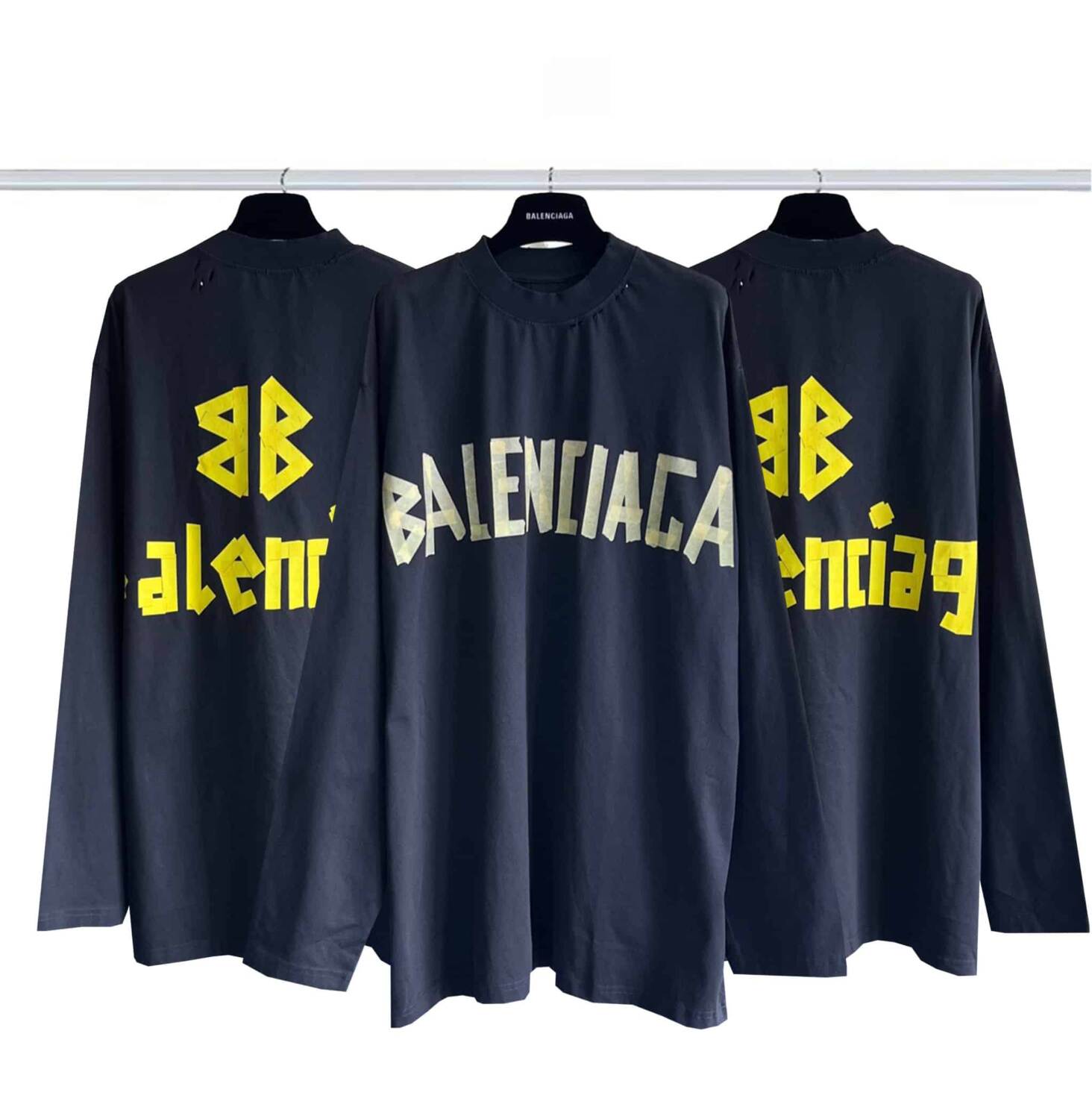 長袖 - Balenciaga巴黎世家美紋紙膠帶長袖 採用進口康麗機 只有真正的康麗機才能做出每一個細節 區別市場版