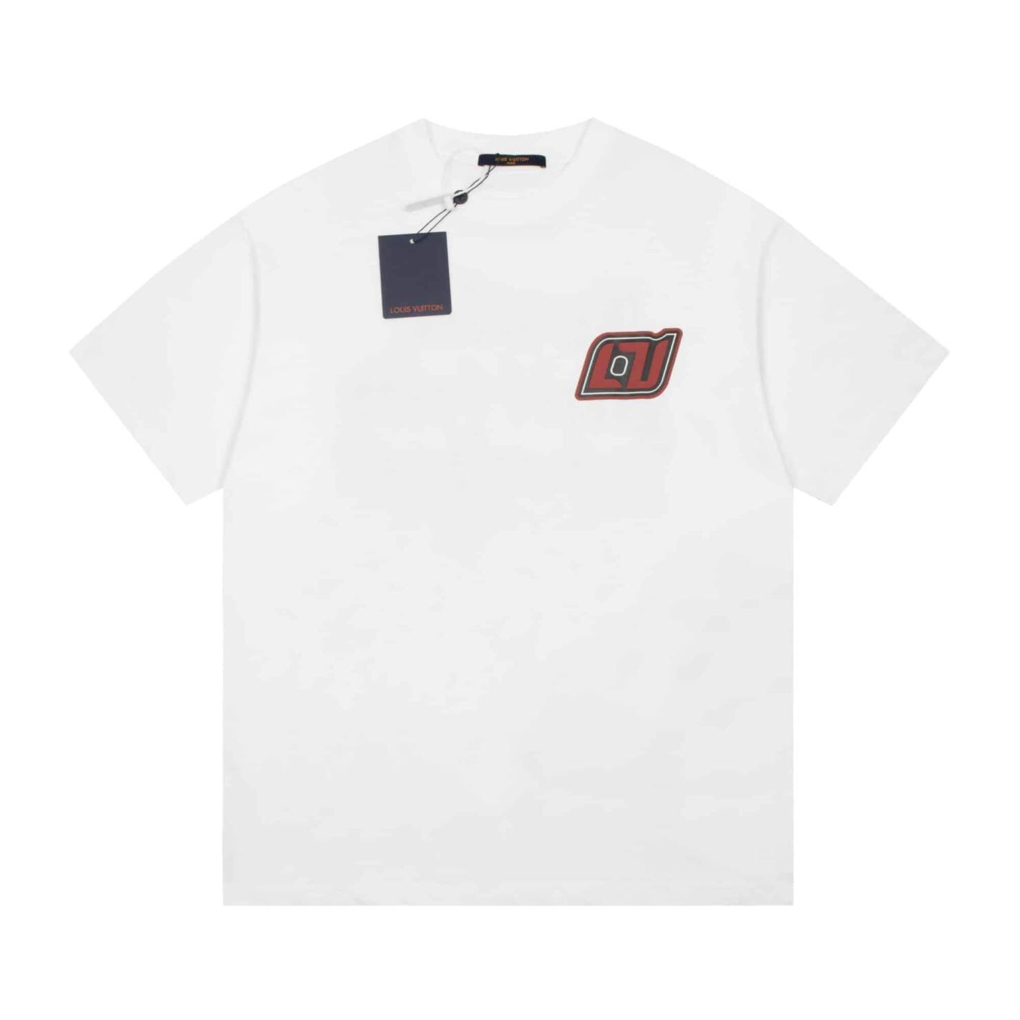 短袖 - 2663# 高品質 LV 路易威登23ss 1854限定發泡短袖 色彩鮮明的趣致印花採用絨面發泡工藝