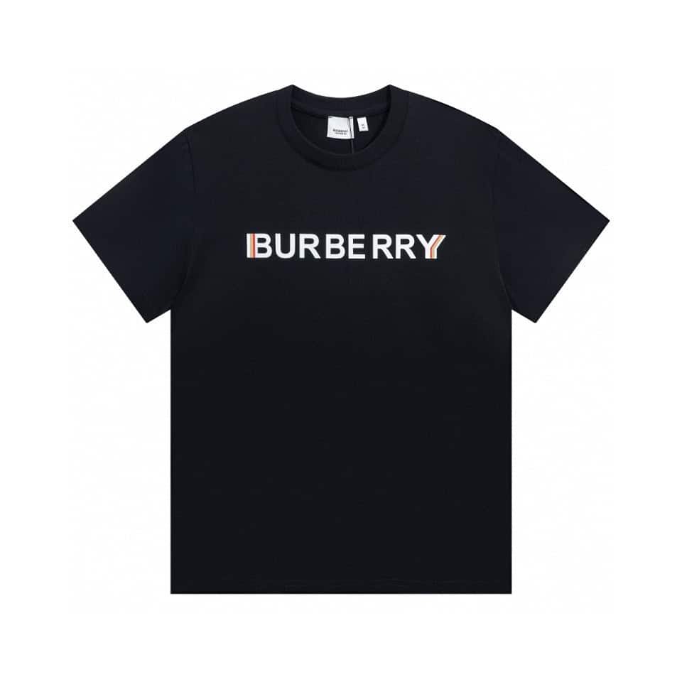 短袖, T恤, Burberry - JS K122# Burberry 巴寶莉BBR 23SS 經典胸前格紋字母B短袖T恤 重磅260G定製32