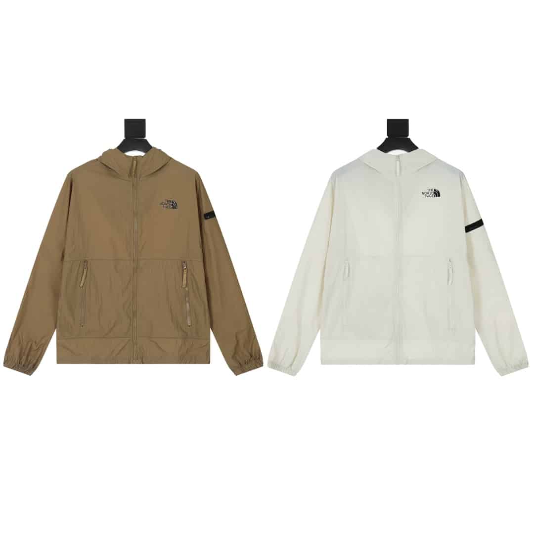防曬衣, 短褲, 短袖, T恤, Burberry - QU#D23 THE NORTH FACE 北面2023夏季輕薄透氣純色戶外皮膚衣 防曬防風外套 男女同款