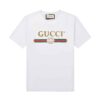 防曬衣, 短褲, 短袖, T恤, GUCCI, Burberry - YES703高端品質 獨家定製GUCCI 雙g字母logo短袖圓領T恤 採用定製定染高克重原版面料 洗水完高