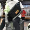 - I2168 Air Jordan 喬丹logo飛人印花爆裂紋書包🎒背包雙肩包 男女情侶款學生背包多口袋大容