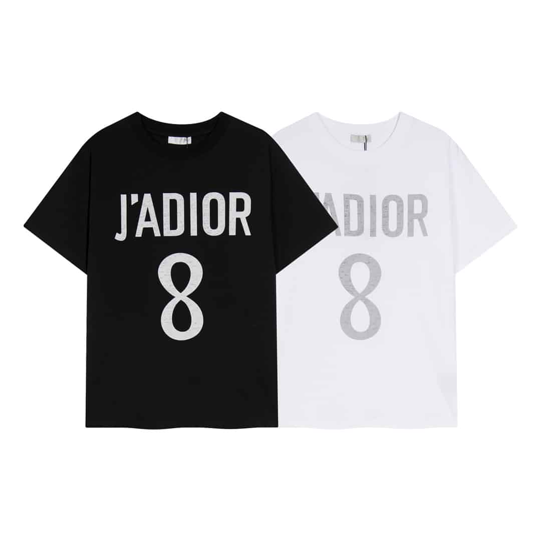 短袖, T恤, GUCCI - YES510高端品質 獨家定製 Dior 迪奧J'Adior8系列圓領短袖 採用定織定染高克重原版面料 洗水