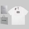 襯衫, 短袖, T恤 - BJK ❤ 高品質 Balenciga 巴黎世家2023SS 迷霧字母T恤 💫💫純棉柔軟面料 對色定染面料 高