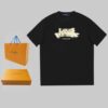襯衫, 短袖, 夾克, T恤, LOUIS VUITTON - BJK ❤ 1V 路易23fw 幻影系列印花短袖。本款 T 恤取材柔軟針織100%純棉🎤以輕盈拉漿塑造正面 5